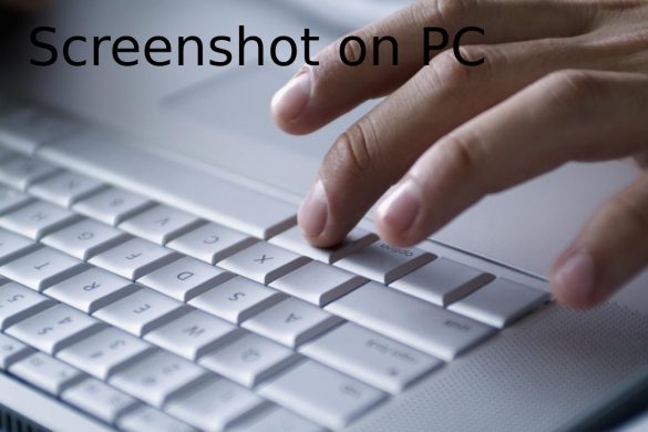 Screenshot on PC