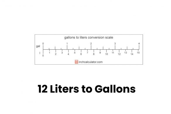 12 Liters to Gallons