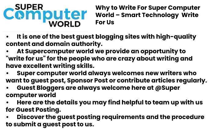 Smart Technology Write For Us – Contribute and Submit Guest Post
