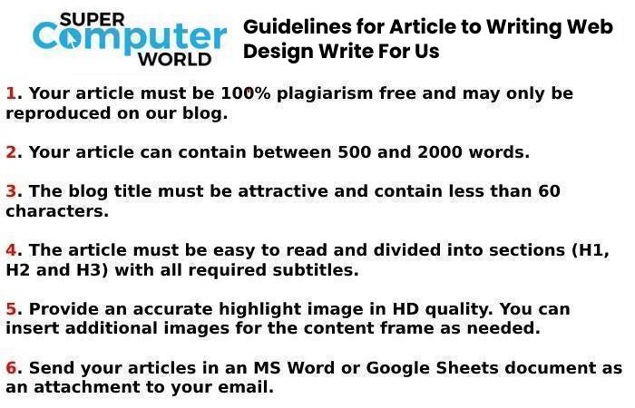 Web Design Write For Us