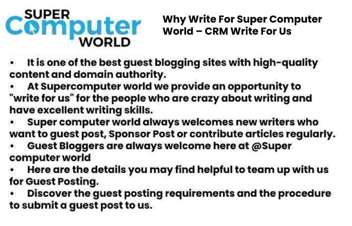 CRM Write For Us