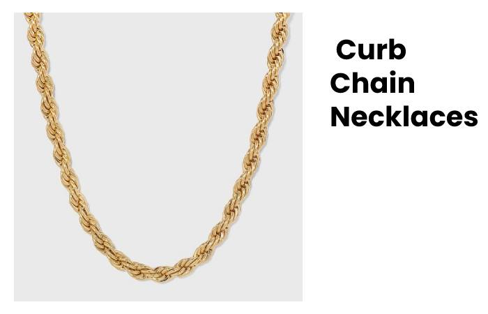 2. Curb Chain Necklaces