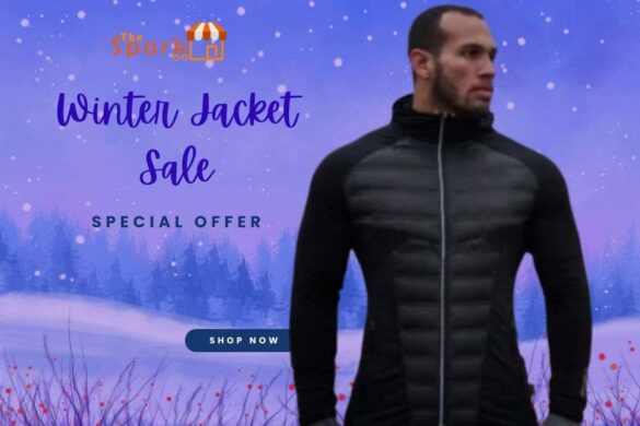 The Spark Shop Men Winter Jacket Sportswear Gym Fitness