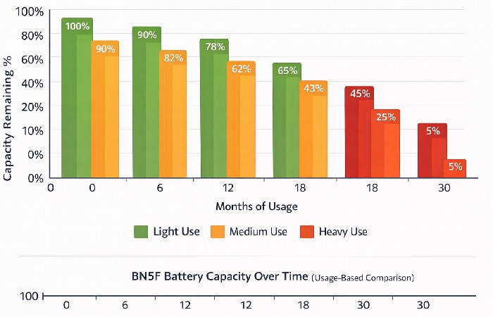 Battery Capacity Over Time